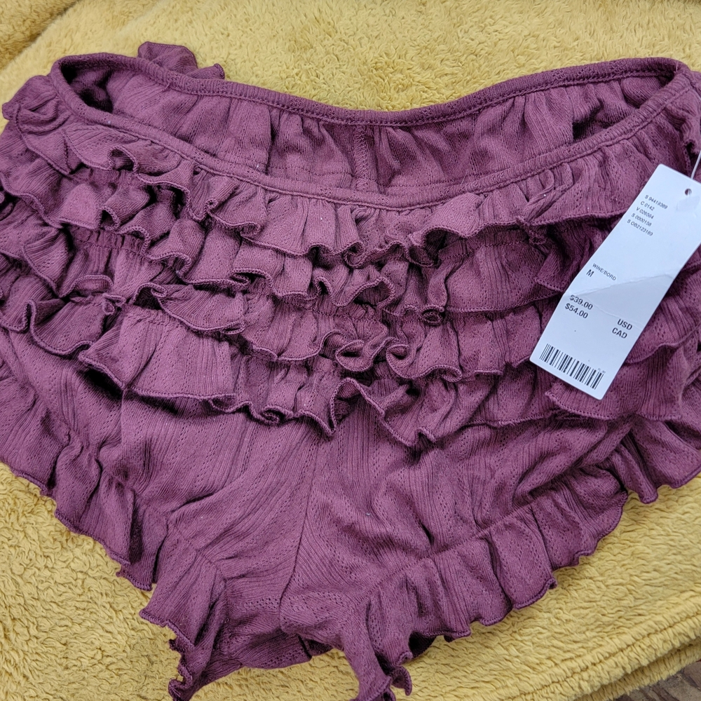 Bloomers Ruffled Purple Bikini Bottom - Picture 4 of 6
